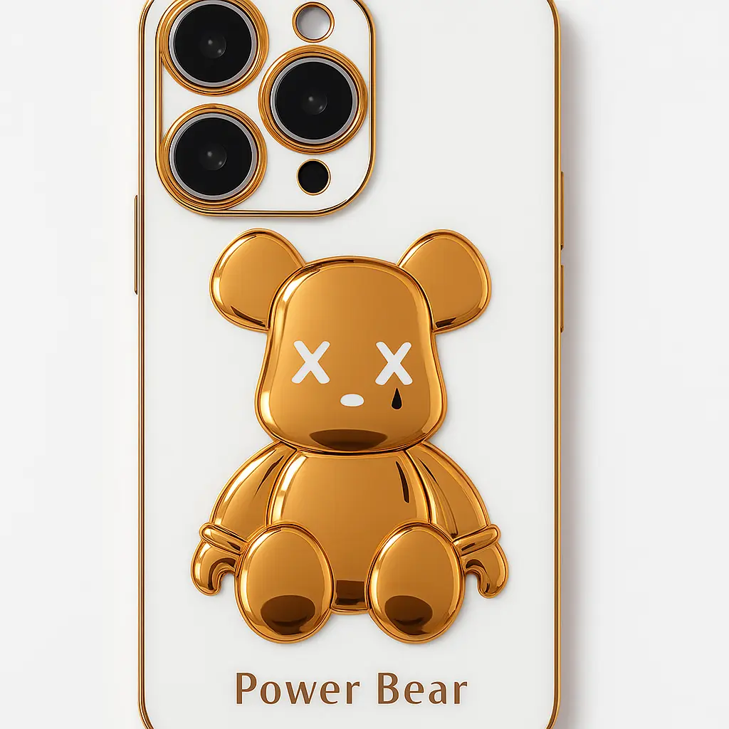 قاب عروسکی براق Ted محافظ لنزدار مدل iphone 14 Pro